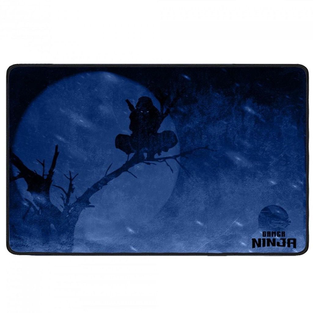 Mousepad Gamer Ninja 400x300mm – Controle e Precisão, Cor Azul