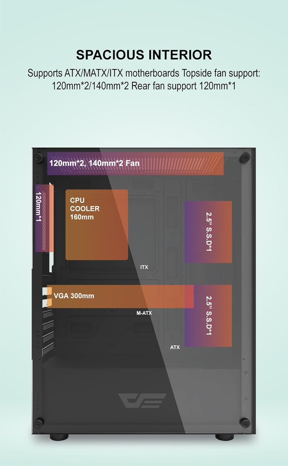 PC GAMER Xeon E5 2680 V4, 500W, 80 Plus, RX 580 8GB, 16GB (8x2 DDR4 2666MHz)