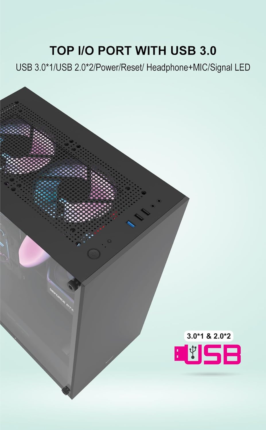 PC GAMER Xeon E5 2680 V4, 500W, 80 Plus, RX 580 8GB, 16GB (8x2 DDR4 2666MHz)