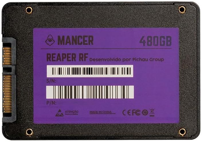 Ssd Mancer Reaper Rf, 480gb, 2.5, Sata Iii 6gb/s, Leitura 500mb/s, Gravacao 450mb/s, Mcr-rprf-480gb