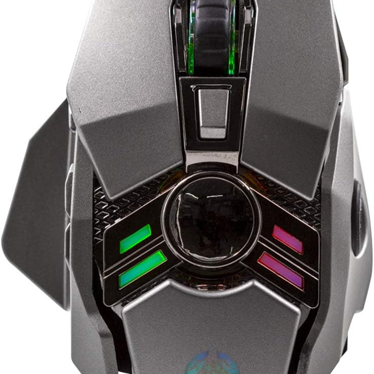 Haiz Mouse Gamer 3200dpi 7 botões Led Rgb Base Metálica HZ-280
