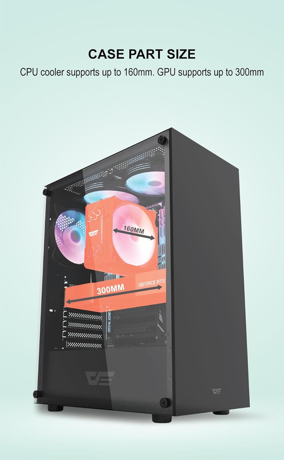 PC GAMER Xeon E5 2680 V4, 500W, 80 Plus, RX 580 8GB, 16GB (8x2 DDR4 2666MHz)