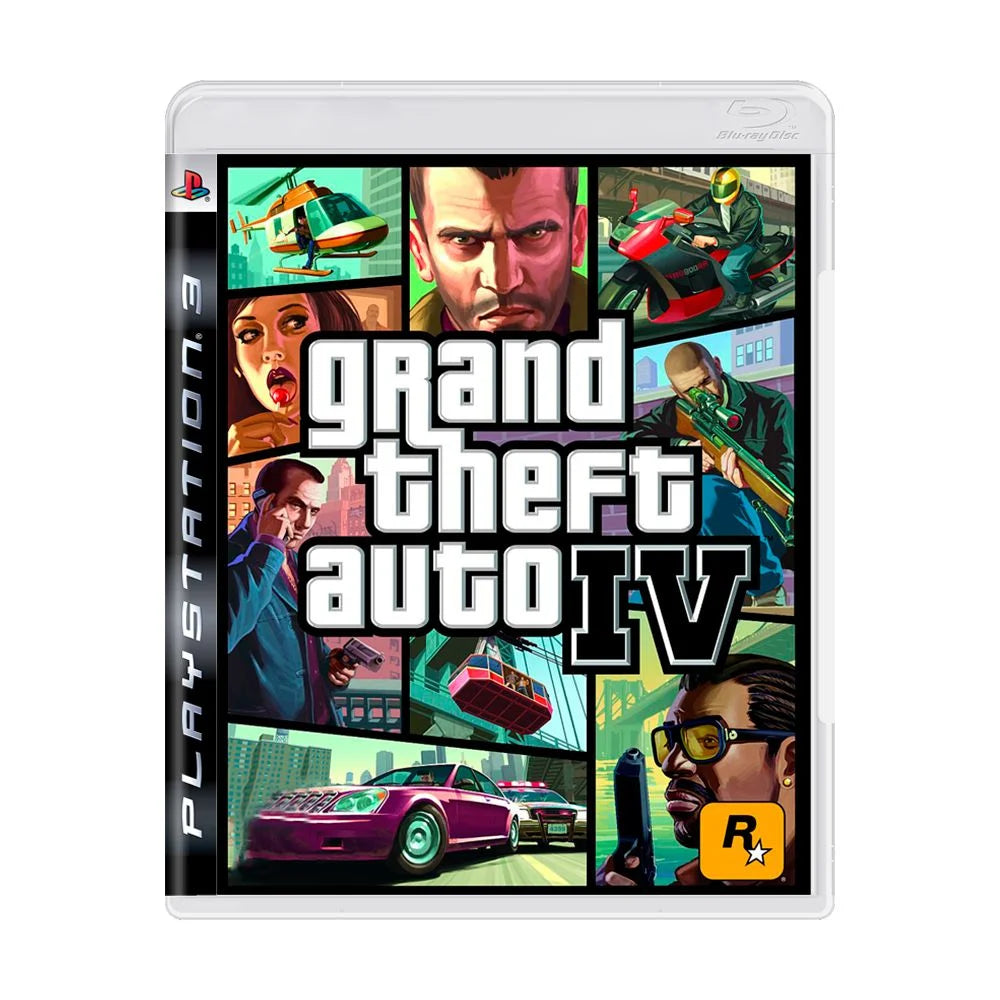 Jogo Grand Theft Auto IV (GTA 4) - PS3 USADO