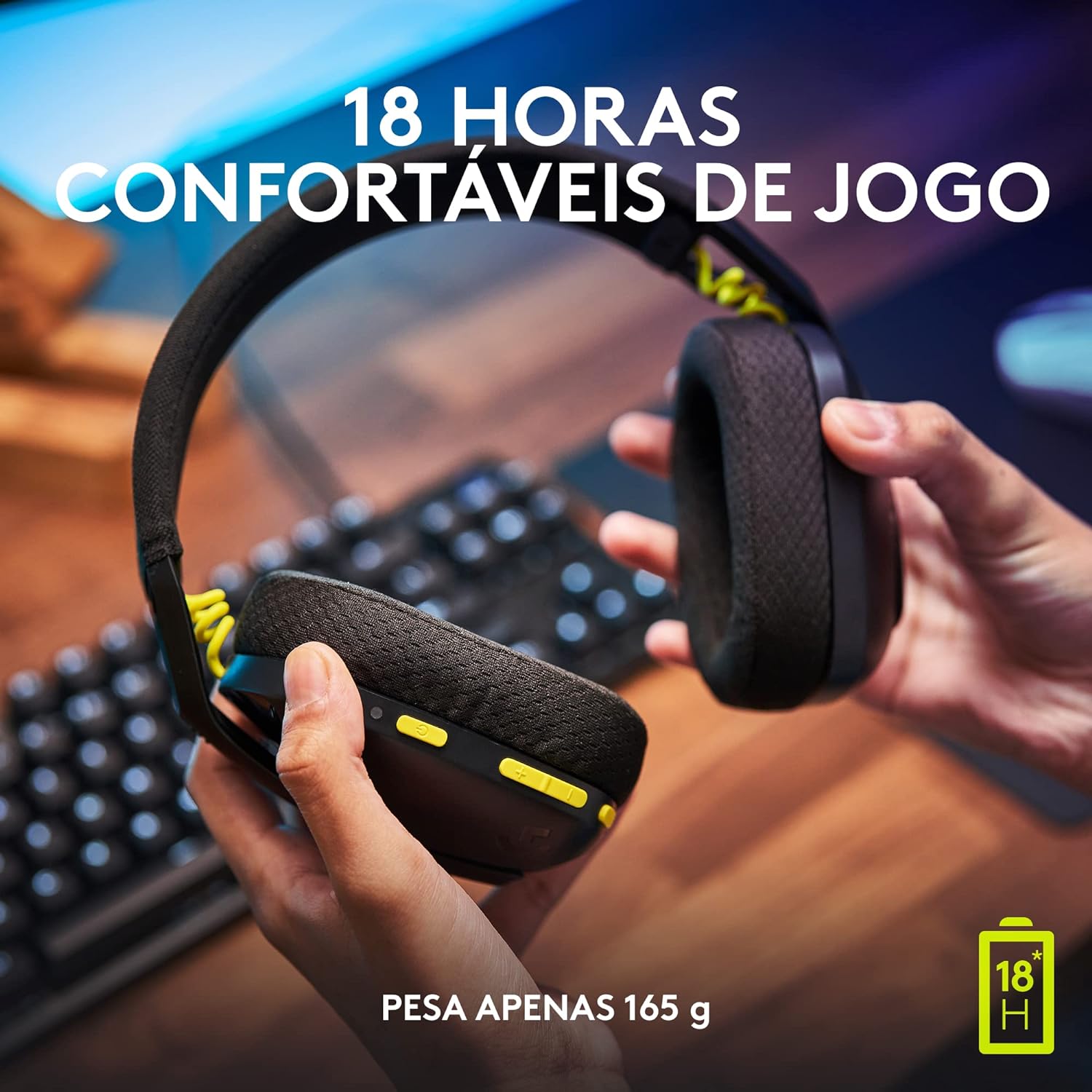 Headset Gamer Sem Fio Logitech G435 Lightspeed
