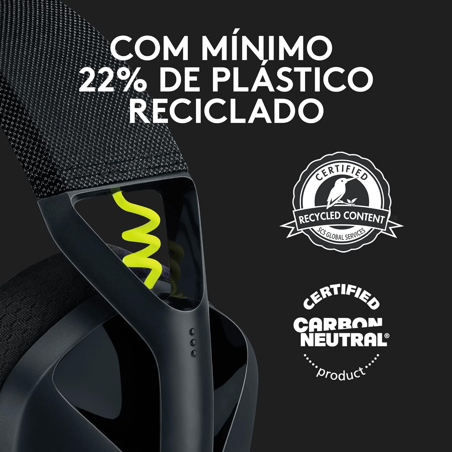 Headset Gamer Sem Fio Logitech G435 Lightspeed