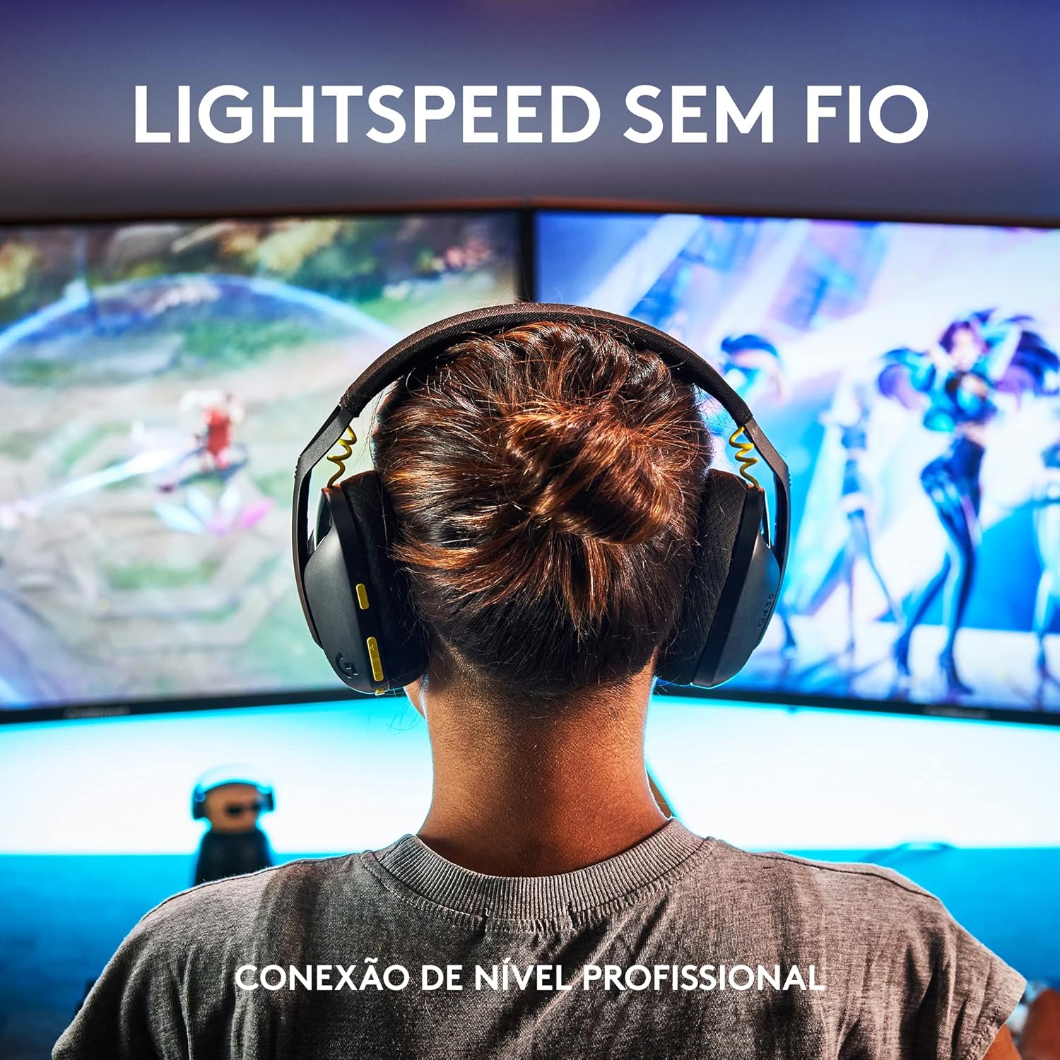 Headset Gamer Sem Fio Logitech G435 Lightspeed