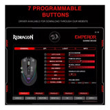 Mouse Redragon Emperor M909 preto