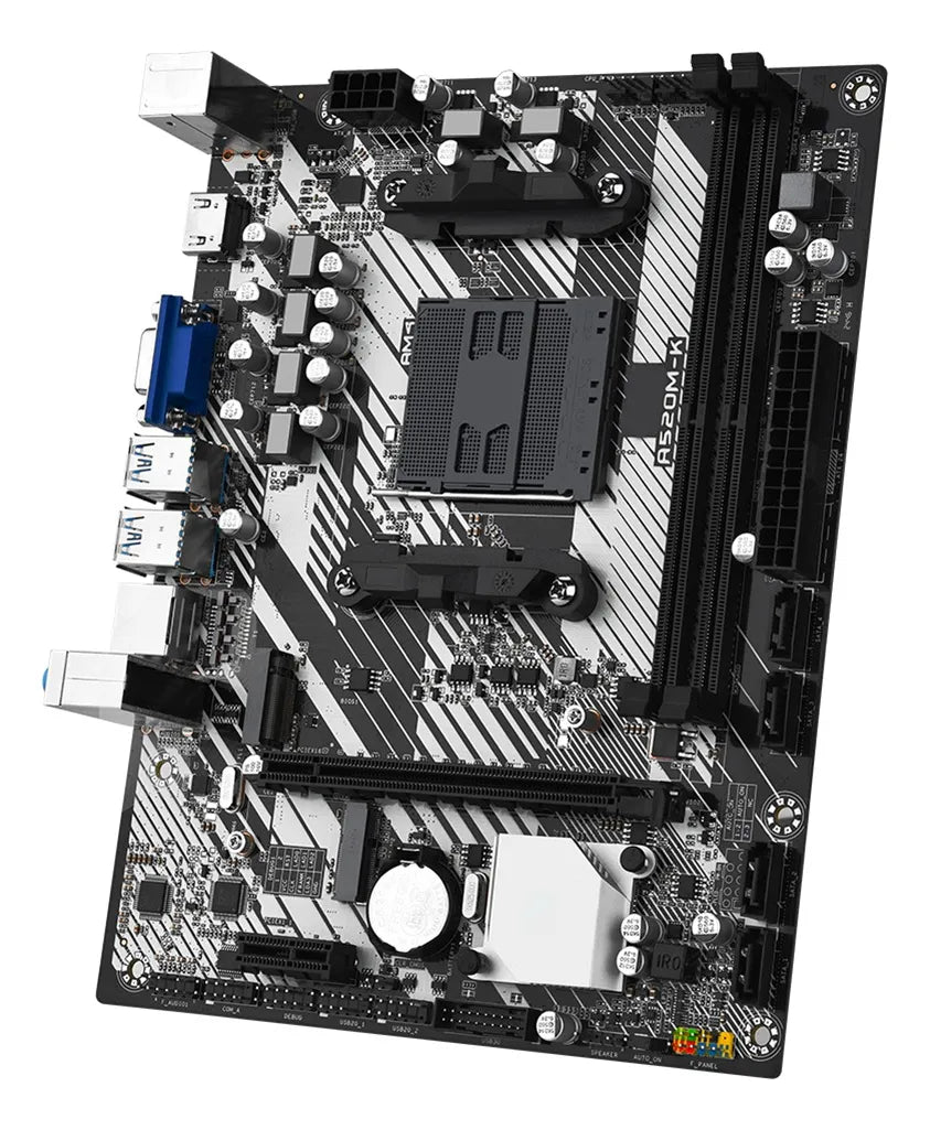 Jingsha A520M-K amd am4 placa-mãe suporte ryzen 3000 4000 5000 série processadores am4 placas-mãe a520 diy jogos computador amd
