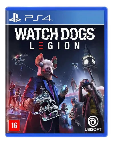 Watch Dogs: Legion Standard Edition Ubisoft PS4 Físico (RELACRADO SEMINOVO)