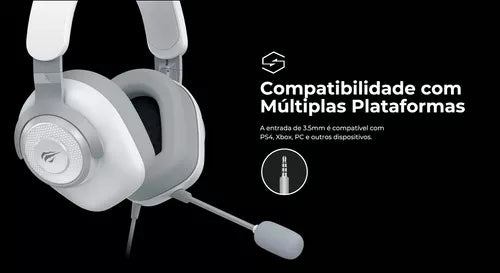Fone Headset Gamer HAVIT H2230d p2/p3 Microfone Removível Ps3/ps4/xbox Cor Preto