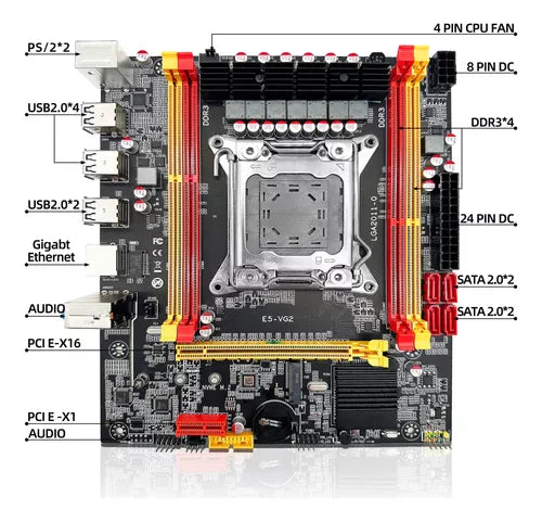Kit X79 + Xeon E5 2650 V2 + 16gb Ddr3