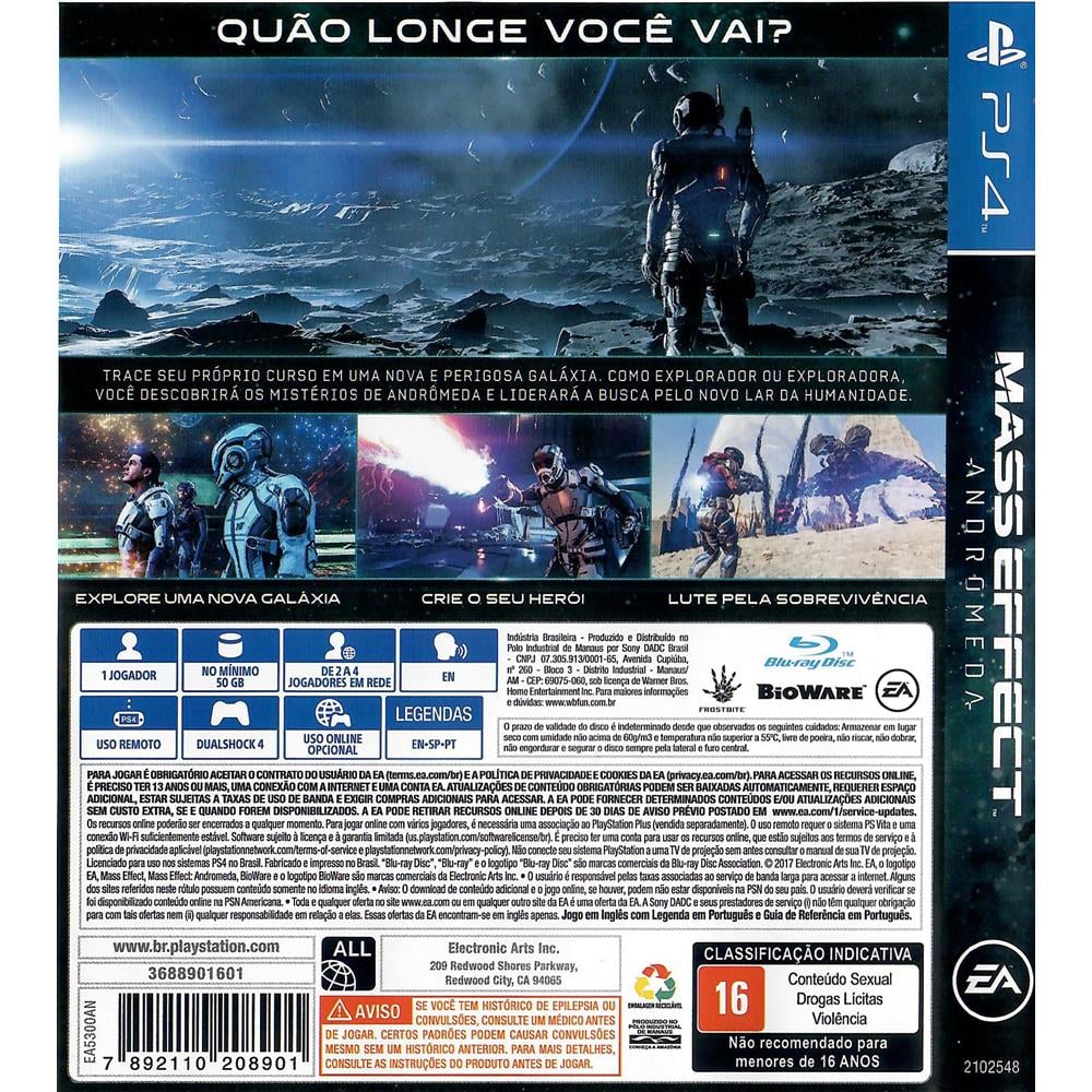 Mass Effect™: Andromeda – Edição de Recruta Standard PS4 USADO