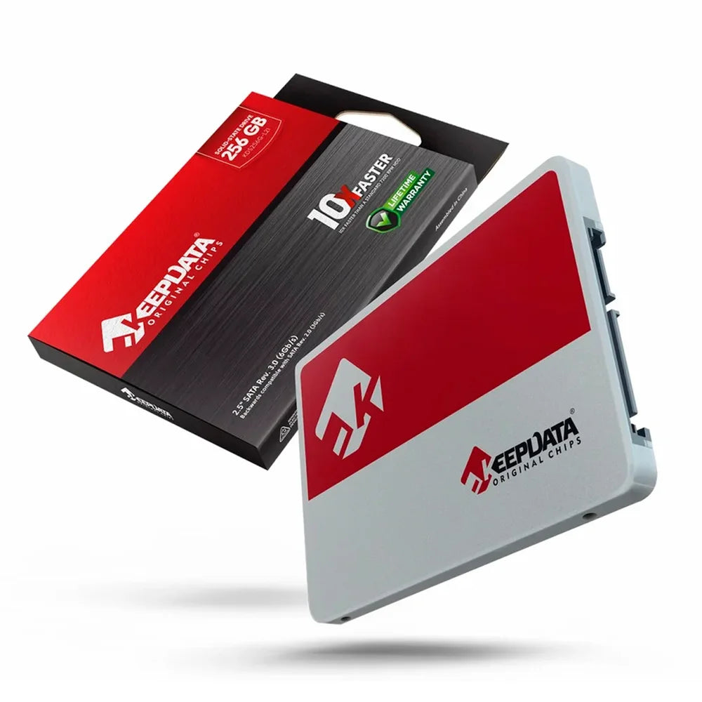 SSD 256gb 2.5 Sata 3 500mb/s Leit - 450mb/s Grav Kds256g-l21 Keepdata