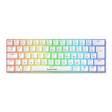 Teclado Gamer Mecânico Neologic Precision Pro Polar 60% RGB Hot Swap 61 Teclas Switch Blue Branco Cabo Tipo C - Proplr-blue