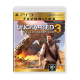 Uncharted 3 FAVORITOS USADO EM OTIMAS CONDIÇÔES