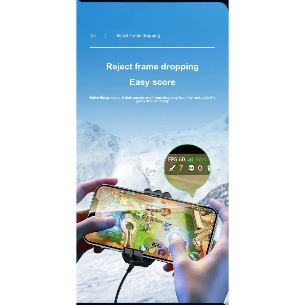 Cooler Gamer Celular Turbofan X-13 Alta Rpm (9 lâminas)