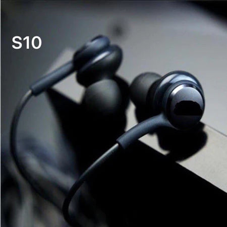 Fone De Ouvido S10+ Saída P2 Intra Auricular Bass Grave Celular Smartphone Preto