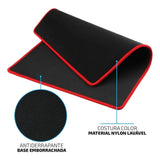 Mouse Pad Gamer Extra Grande 70x30cm Speed Emborrachado Precisão Borda Costurada Antideslizante