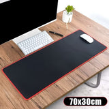 Mouse Pad Gamer Extra Grande 70x30cm Speed Emborrachado Precisão Borda Costurada Antideslizante