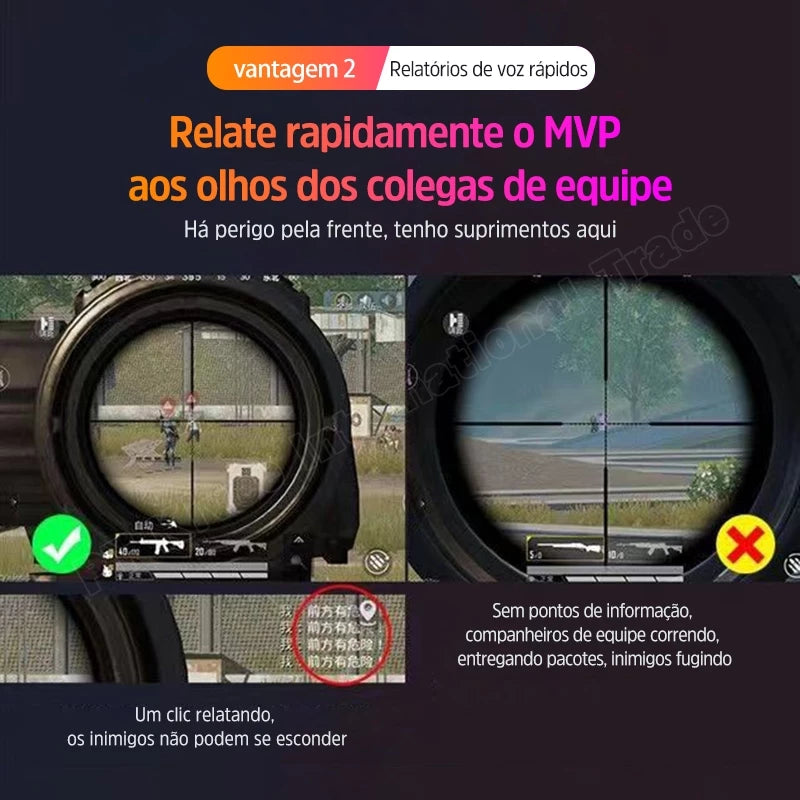 Teclado com uma mão Teclado luminoso RGB para jogos Teclado com design ergonômico