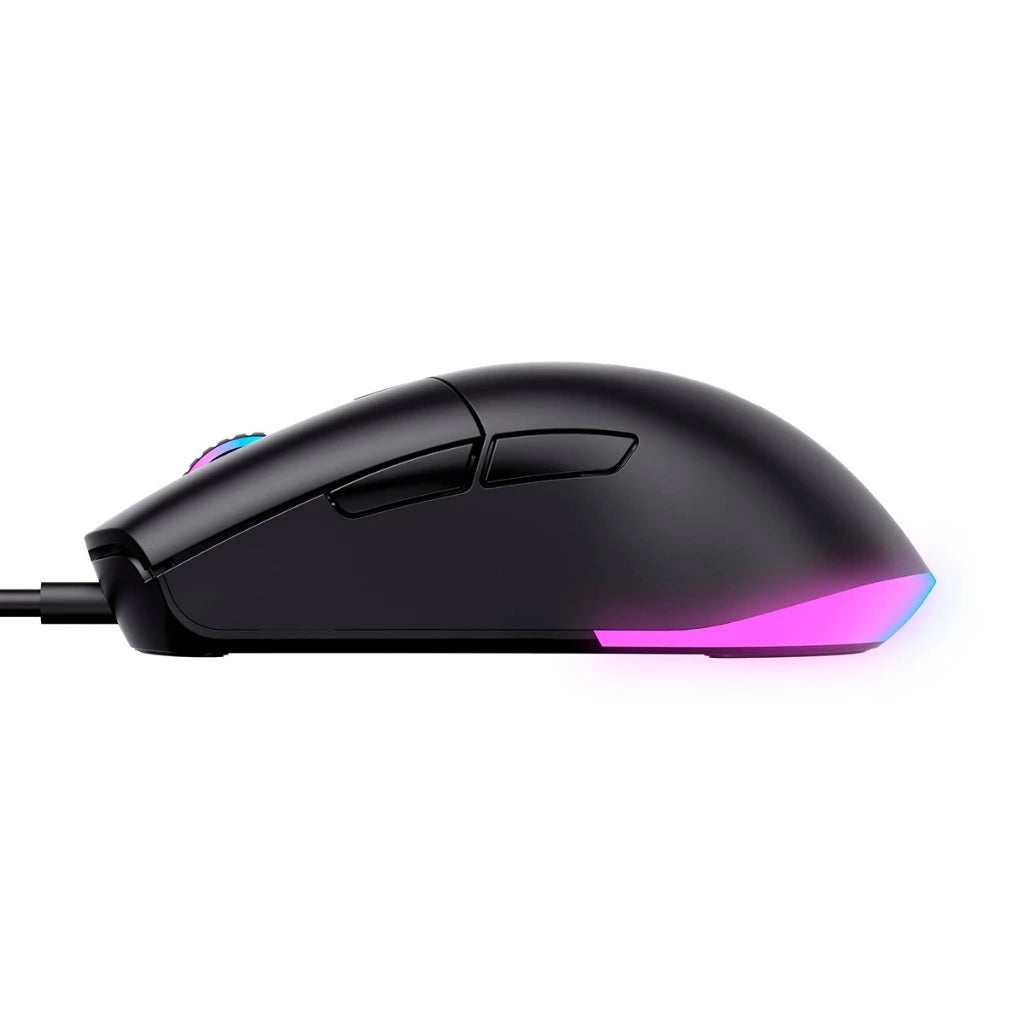 Mouse Gamer Havit MS1038 8000 DPI 7 Botões RGB Preto