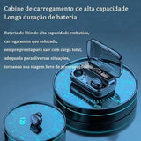 M10 Bluetooth 5.3 Fones de ouvido sem fio TWS estéreo com carregador Power Bank