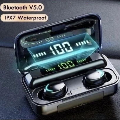 M10 Bluetooth 5.3 Fones de ouvido sem fio TWS estéreo com carregador Power Bank