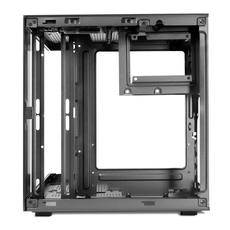 Gabinete Gamer Pichau Atom X, Mini-Tower, Lateral de Vidro, Com 2 Fans, Preto, PG-ATOMX-BK