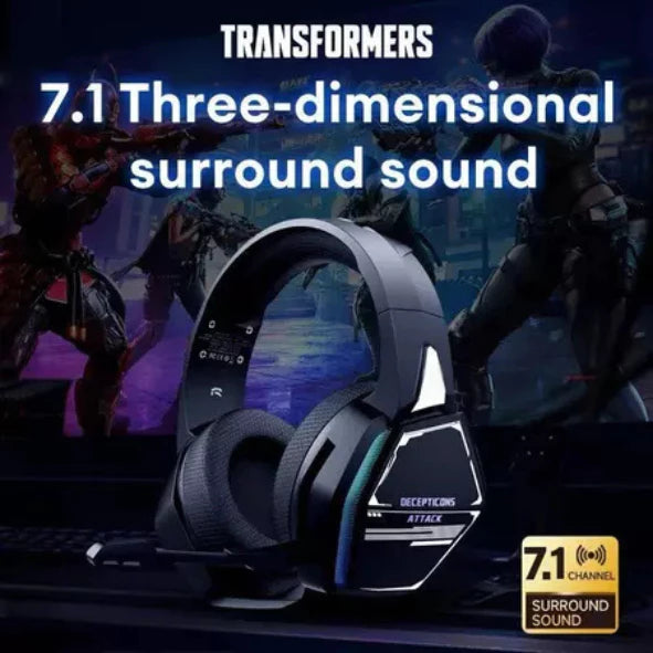 Fone Headset gamer sem fio Bluetooth Com Microfone Com Adaptador Original H'maston SNS13 Luz RGB