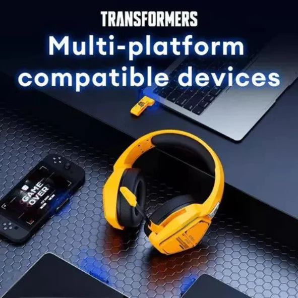 Fone Headset gamer sem fio Bluetooth Com Microfone Com Adaptador Original H'maston SNS13 Luz RGB