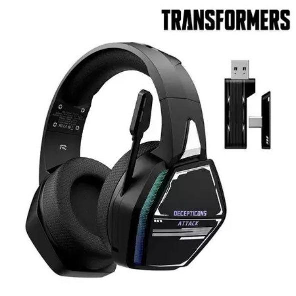 Fone Headset gamer sem fio Bluetooth Com Microfone Com Adaptador Original H'maston SNS13 Luz RGB
