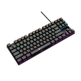 Teclado Gamer Mecânico 80% RGB ABNT2 (Ç) Profissional Compacto Iluminação Ajustável alta performace