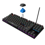Teclado Gamer Mecânico 80% RGB ABNT2 (Ç) Profissional Compacto Iluminação Ajustável alta performace