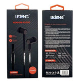 Fone De Ouvido Com Microfone LELONG Borracha Le-0201