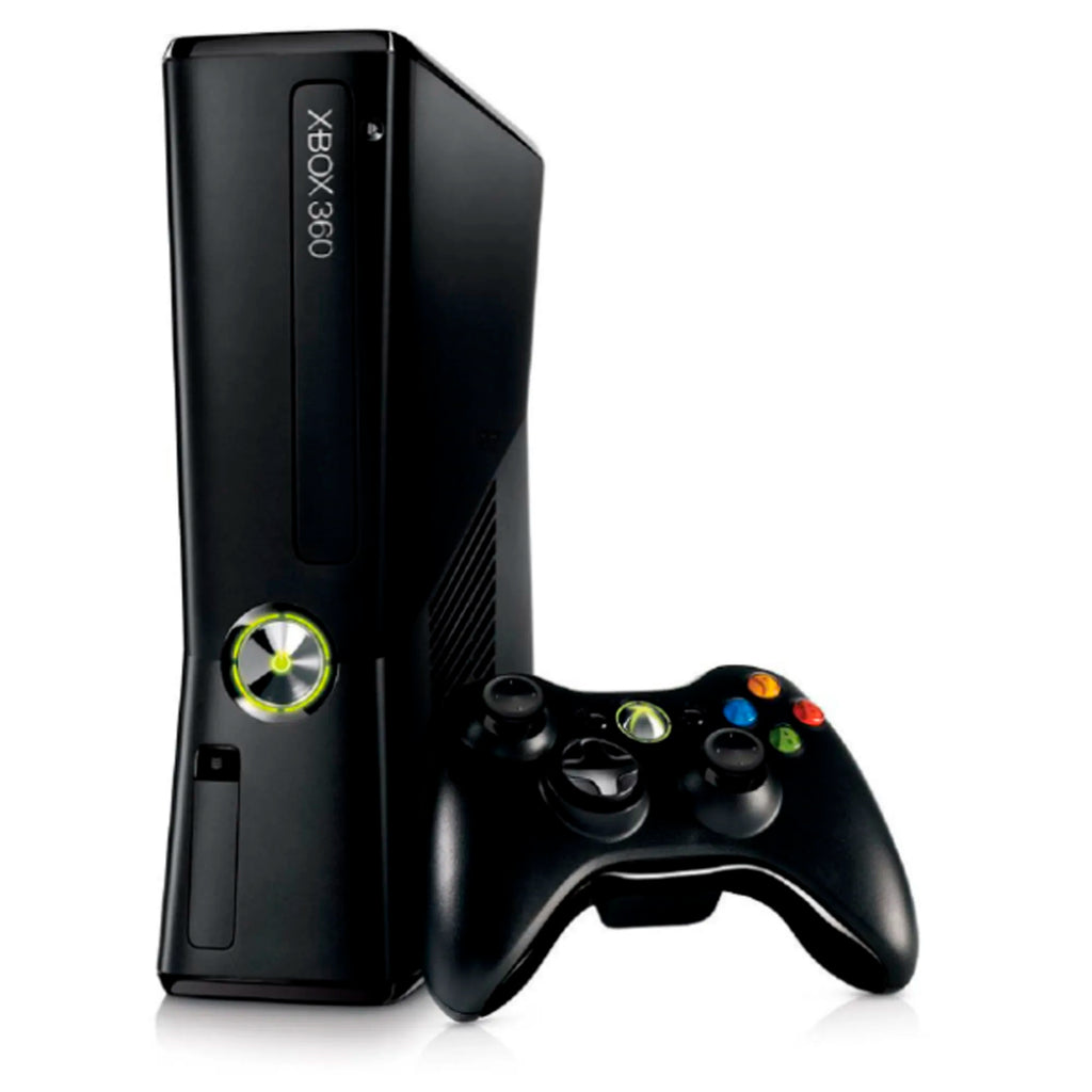 XBOX 360 SLIM HD AURORA + 60 GAMES NO HD (USADO)
