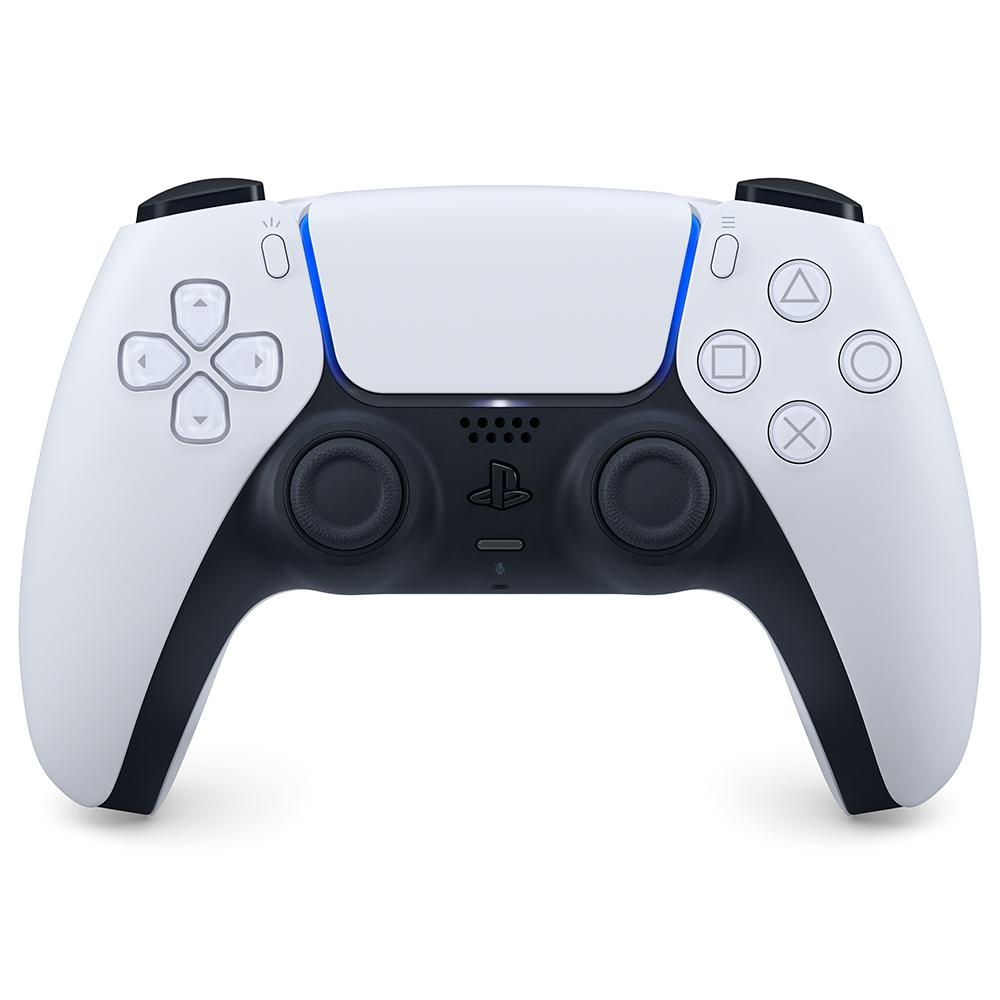 Controle Sony DualSense PS5, Sem Fio, Branco - NOVO