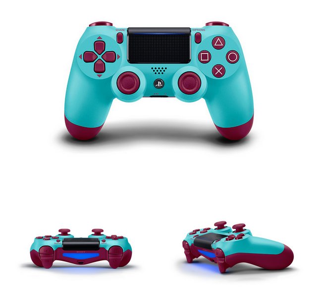 Controle Ps4 - Dual Shock 4 - Blueberry - NOVO