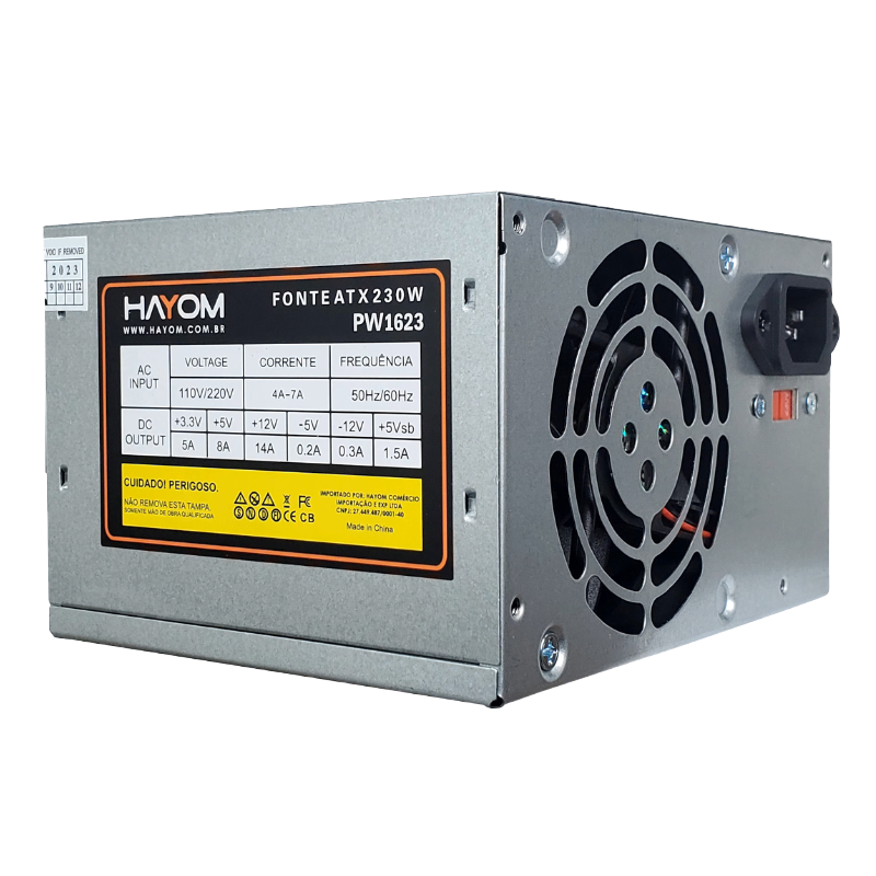 Fonte ATX 230w PW1623 Bivolt HAYOM