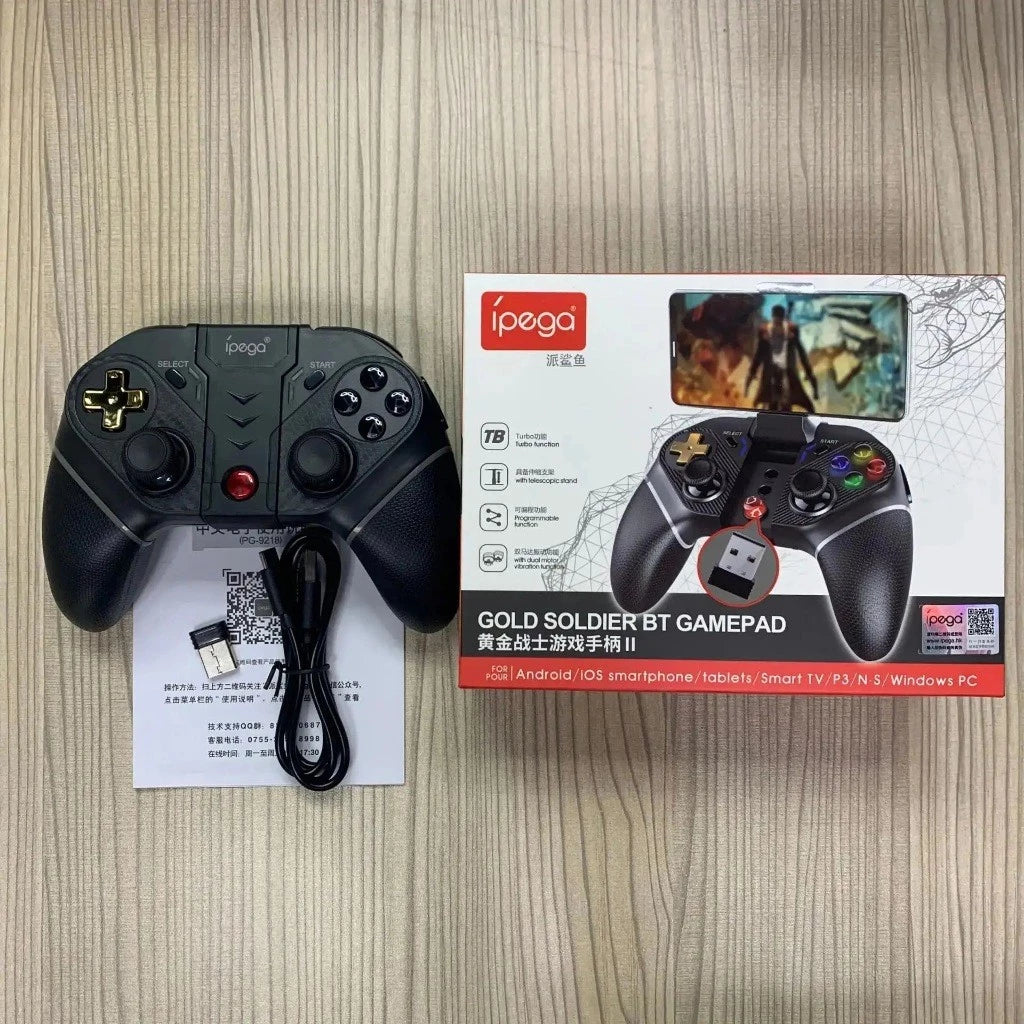 Controle iPega PG-9218 Bluetooth 2.4g E Wireless joystick gamepad PC PS3 PS4 SEMINOVO