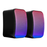 Caixa de Som Mancer Helm 3, RGB, 2x3W RMS, Preto, MCR-HMT-RGB03