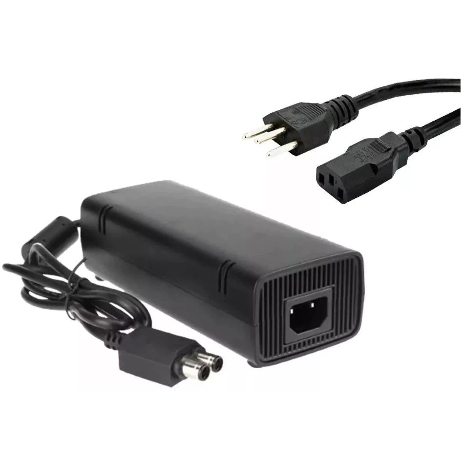 Fonte Compatível Xbox 360 Slim De Video Game 2 Pinos Bivolt