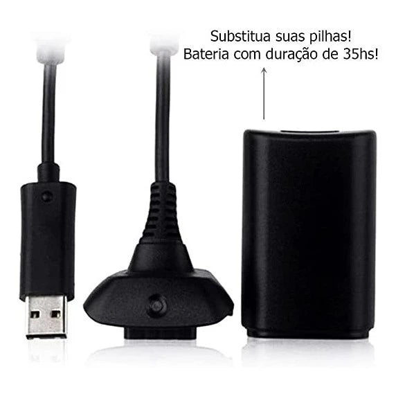 Bateria Recarregável Para Xbox 360