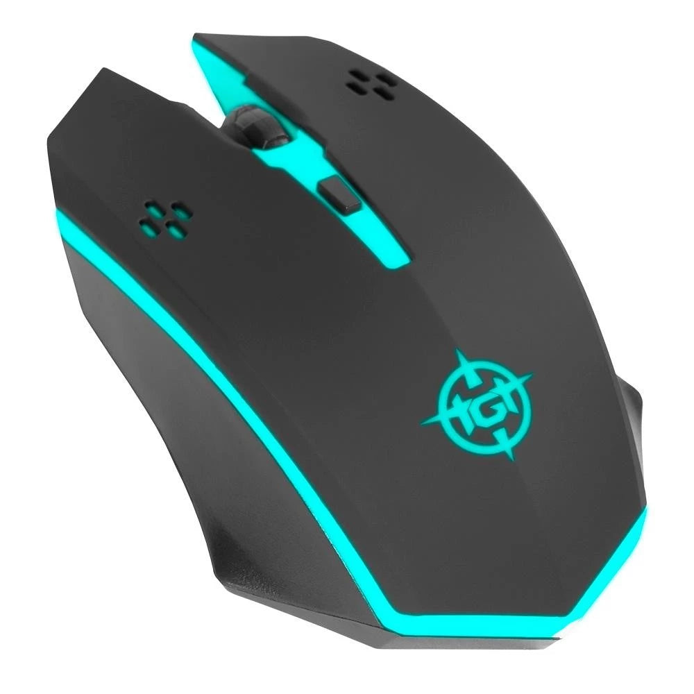 Combo Gamer TGT Ariete 4x1 Rainbow. Teclado, Mouse 1600DPI, Mousepad e Headset 40mm, TGT-ART-RBW01