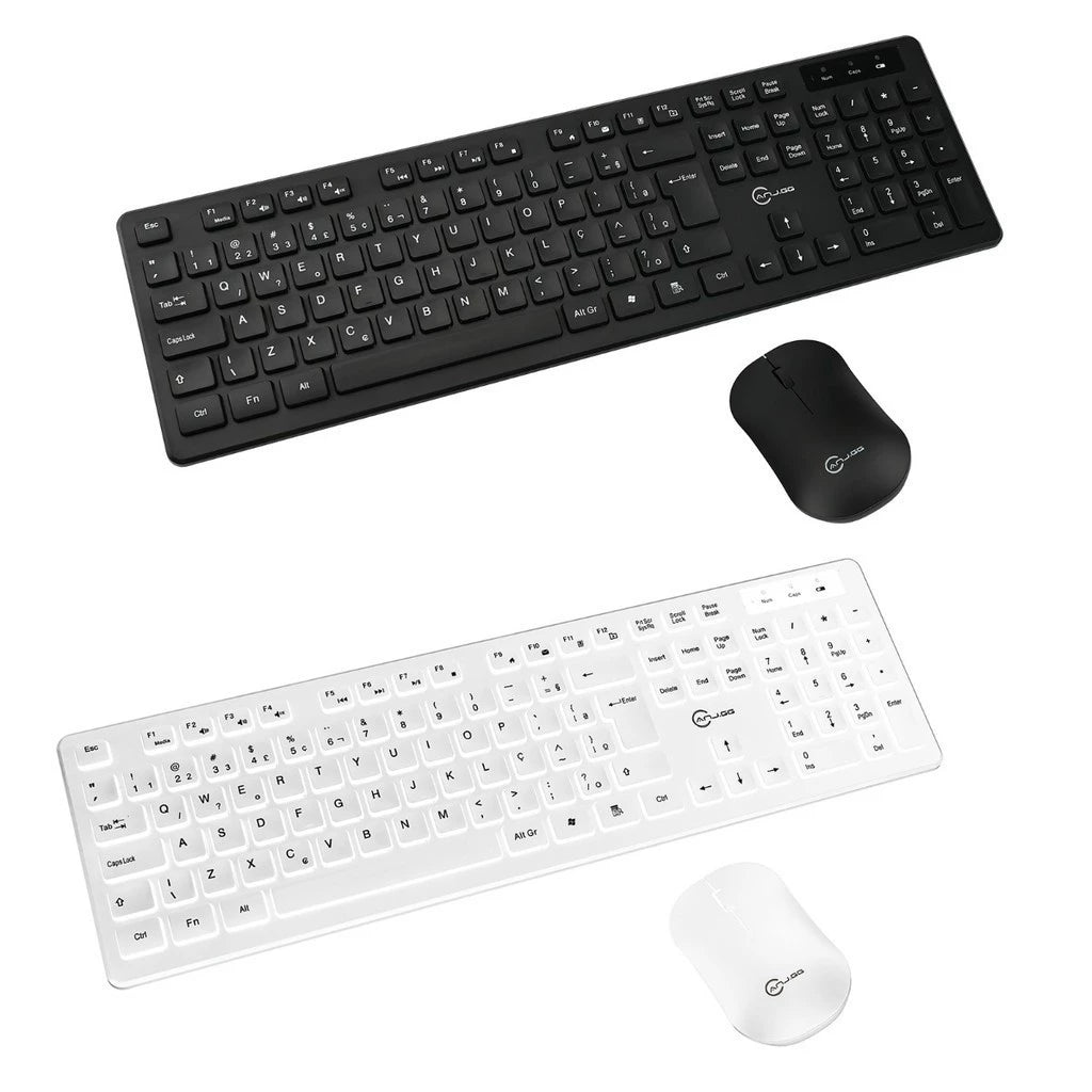 Kit Teclado E Mouse Sem Fio Wireless 2.4ghz 3200dpi Óptico SusStore