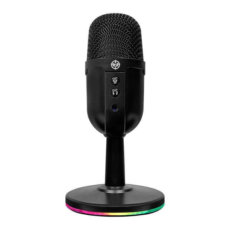 Microfone TGT Anzer V3, Rainbow, USB, Preto, TGT-ANZRV-BL02