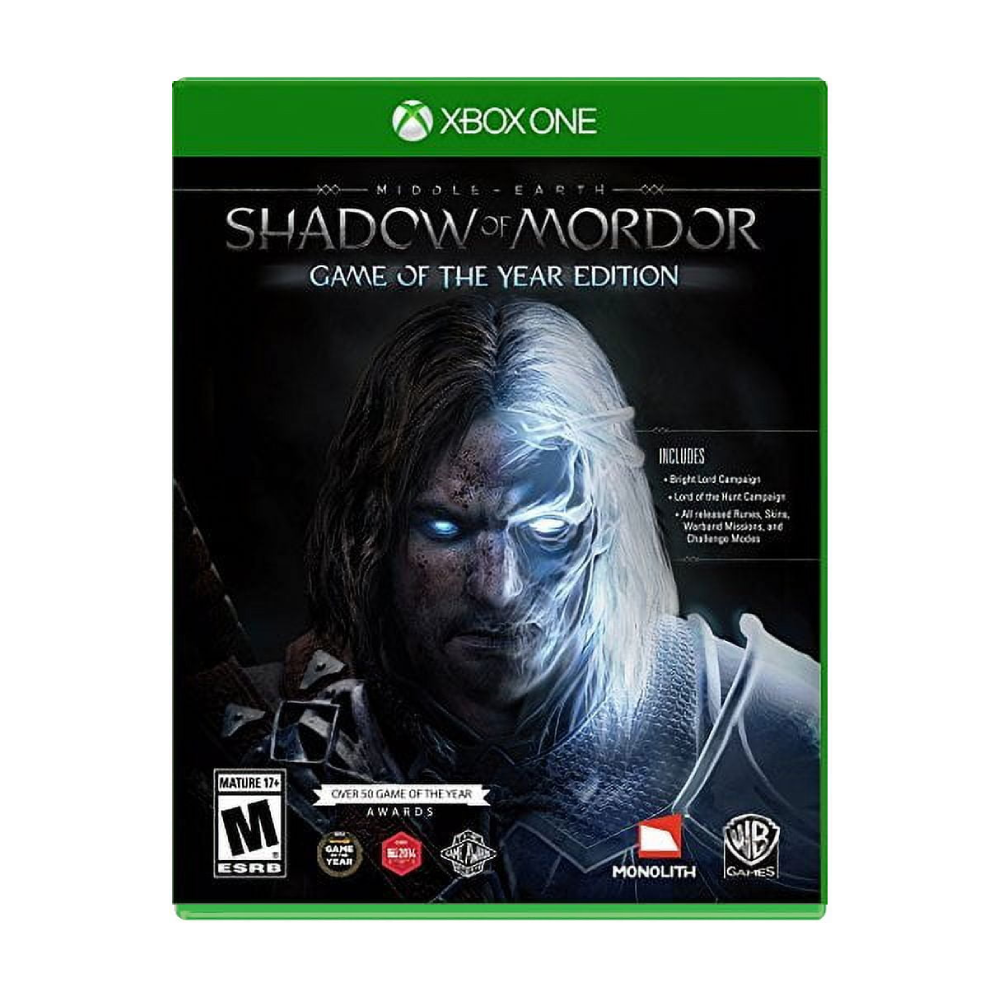 Sombras de mordor GOTY Xbox One Relacrado (USADO)