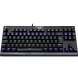 Teclado Mecânico Redragon Dark Avenger Preto Iluminação Rainbow Switch Preto, K568R (Vitrine)